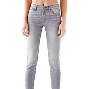 GUESS denim - medium rise ankle skinny (gray)